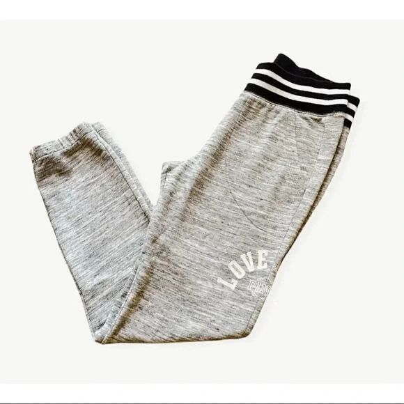Victoria Secret Pink Love Gray Women Jogger Pants SZ S - Picture 3 of 5